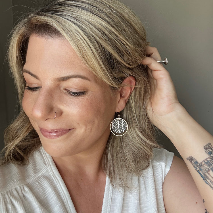 Mina Hoops | Feather