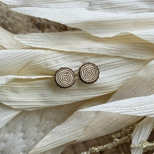 Wood Slice Studs
