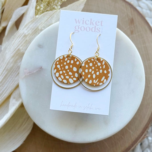 Mina Hoops | Sunlit Lichen